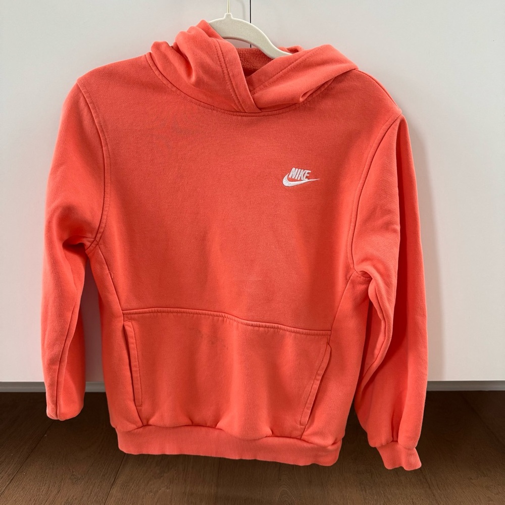 Nike Bright Coral/orange Sweatshirt | boys size L
